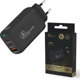 Extralink Ładowarka Smart Life Fast Charger 65W GaN 2x USB-C, USB-A