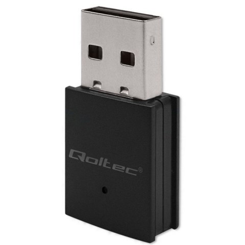 Qoltec Adapter bezprzewodowy Ultra szybki mini WiFi Standard AC | BT 4.0USB | 600Mbps