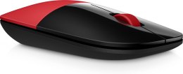 Mysz HP Z3700 Wireless Mouse Red bezprzewodowa czarno-czerwona V0L82AA