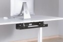 Digitus Kanał stalowy do organizacji kabli / listew zasilających pod biurkiem, z uchwytami, montaż śruby, 60cm, czarny