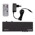 LogiLink Switch 4x2 HDMI, 4K 60Hz, z pilotem