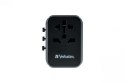 Verbatim Adapter podróżny UTA-03 49545 180 krajów, ładowarka PD 30W, QC 3.0 3x USB-C , 2x USB-A