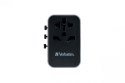 Verbatim Ładowarka i adapter podróżny UTA-04 49546 PD 61W, QC 3.0, 2x USB-C, 3x USB-A