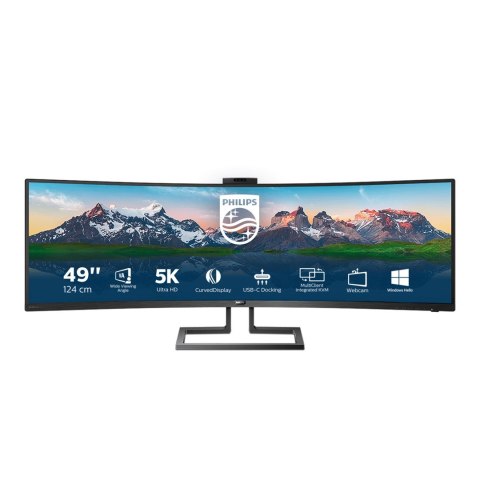 Monitor Philips 499P9H/00 (48,8"; VA; 5120x1440; DisplayPort, HDMI x2; kolor czarny)