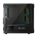 LOGIC OBUDOWA PORTOS ARGB MINI USB 3.0 BLACK