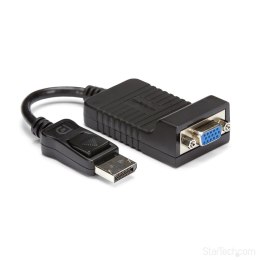 StarTech.com DP2VGA adapter kablowy 0,08 m DisplayPort VGA (D-Sub) Czarny