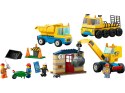 LEGO CITY 60391 CIĘŻARÓWKI I DŹWIG Z KULĄ WYBURZENIOWĄ