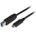 StarTech.com USB315CB2M kabel USB USB 3.2 Gen 1 (3.1 Gen 1) 2 m USB C USB B Czarny