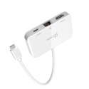 Stacja dokująca j5create USB-C to 4K HDMI Ethernet Adapter 1x4K HDMI/1xUSB-C/1xRJ45 Gigabit; kolor biały JCA351-N