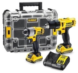 DeWALT DCK211D2T wkrętak zasilany/zakrętark udarowy Czarny, Szary, Żółty