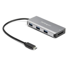 StarTech.com HB31C3ASDMB stacja dokująca USB 3.2 Gen 2 (3.1 Gen 2) Type-C Czarny, Szary