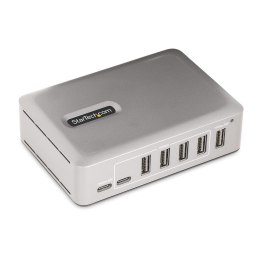 StarTech.com 10G5A2CS-USB-C-HUB huby i koncentratory USB 3.2 Gen 2 (3.1 Gen 2) Type-C 10000 Mbit/s Srebrny