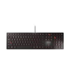 CHERRY KC 6000 Slim klawiatura Uniwersalne USB US English Czarny