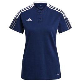 Koszulka damska adidas Tiro 21 Polo W granatowa GK9674 L