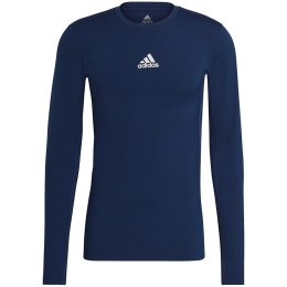 Koszulka męska adidas Compression Long Sleeve Tee granatowa GU7338 L