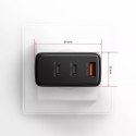 Ładowarka sieciowa GaN Axagon ACU-DPQ100 1xUSB-A + 2x USB-C 100W czarna