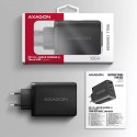 Ładowarka sieciowa GaN Axagon ACU-DPQ100 1xUSB-A + 2x USB-C 100W czarna