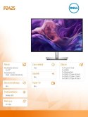 Dell Monitor 24.07 cala P2425 IPS 16:10 WUXGA/HDMI/USBC/DP/VGA/USB/5Y