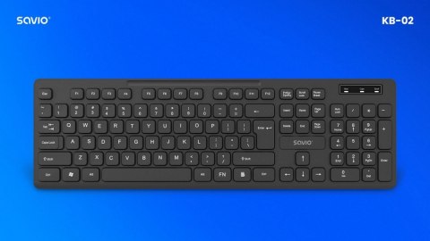 Savio Klawiatura bezprzewodowa KB-02