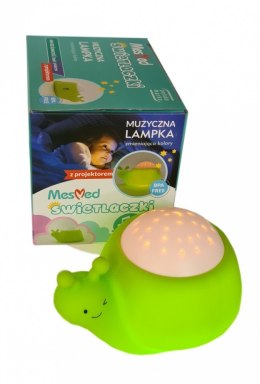 Mesmed Lampka nocna z projektorem i poztywką MM003 Ślimaczuś