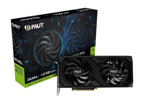 Palit Karta graficzna RTX 4070 DUAL 12GB GDDR6 192bit 3DP