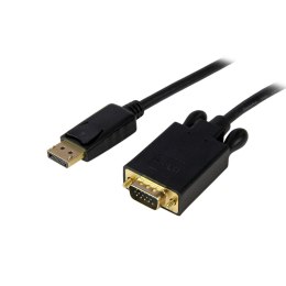 StarTech.com DP2VGAMM6B adapter kablowy 1,8 m DisplayPort VGA (D-Sub) Czarny