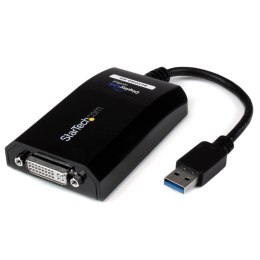 StarTech.com USB32DVIPRO zewnętrzna karta graficzna usb 2048 x 1152 px Czarny