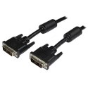 StarTech.com 5m DVI-D M/M kabel DVI Czarny