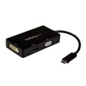 StarTech.com CDPVGDVHDBP zewnętrzna karta graficzna usb 3840 x 2160 px Czarny