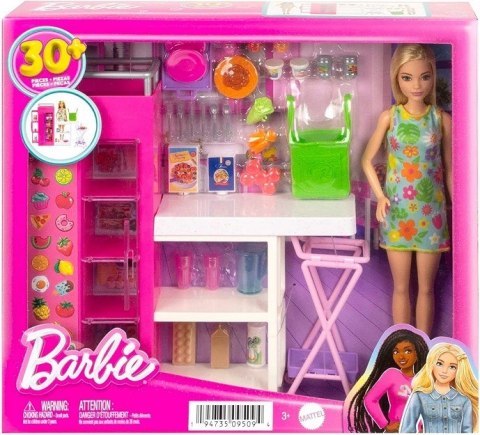 BARBIE SPIŻARNIA ZESTAW + LALKA HJV38