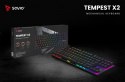 Savio Klawiatura mechaniczna RGB Tempest X2 Outemu Red