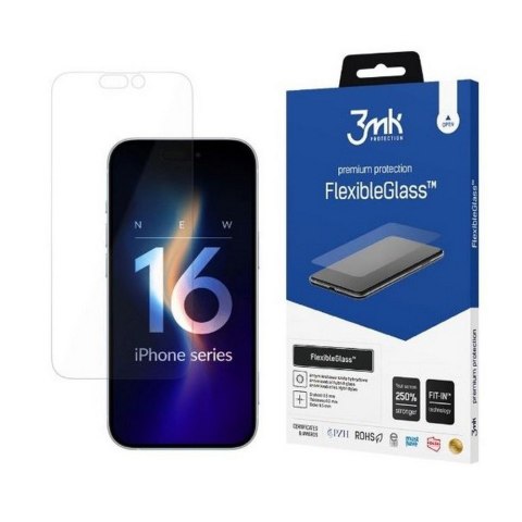 3MK Szkło hybrydowe FlexibleGlass iPhone 16 Pro Max