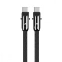 TB Kabel 2w1 USB C smycz 1.2 m czarny