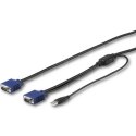 StarTech.com RKCONSUV10 kabel KVM Czarny 3 m