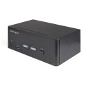 StarTech.com SV231DHU34K6 przełącznik KVM Czarny