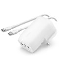 Belkin Ładowarka BOOSTCHARGE 67W USB-Cx3 PPS biała