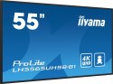 IIYAMA Monitor 55 cali LH5565UHSB-B1, 24/7, IPS, ANDROID 11, 4K, 800cd, iiSignage2, SDM, 2x HDMI, DP, 2x USB,2x 10W, RJ45, WiFi, 4/32GB