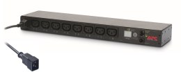 APC AP7921B rozdzielacz zasilania PDU 8 x gniazdo sieciowe 0U/1U Czarny