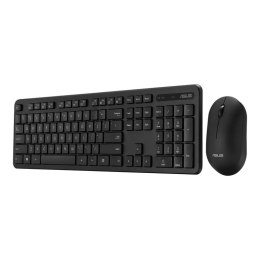 ASUS CW100 klawiatura Dołączona myszka RF Wireless QWERTZ Niemiecki Czarny