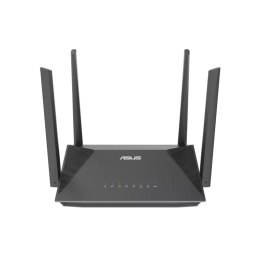 ASUS RT-AX52 AX1800 AiMesh router bezprzewodowy Gigabit Ethernet Dual-band (2.4 GHz/5 GHz) Czarny