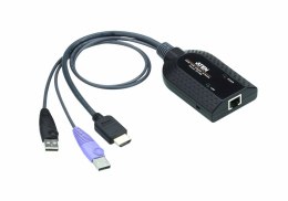 ATEN KA7188-AX kabel KVM Czarny, Metaliczny, Fioletowy