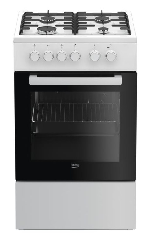 Beko FSS52020DW pierkarnik Kuchenka wolnostojąca Gaz Biały A