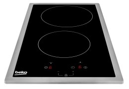 Beko HDMC32400TX płyta kuchenna Stal nierdzewna Wbudowany 30 cm Ceramiczna 2 stref(y)