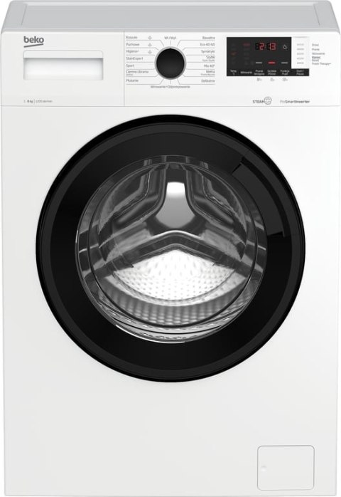 Beko WUV8612WPBSE pralka Od przodu 8 kg 1200 RPM Biały