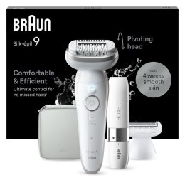 Braun Silk-épil 9 9-341 depilatos 40 pęset(y) Biały