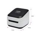 Brother VC-500W drukarka etykiet ZINK (Zero-Ink) Kolor 313 x 313 DPI 8 mm/s CZ Wi-Fi