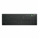 CHERRY AK-C8112 klawiatura RF Wireless QWERTZ Niemiecki Czarny