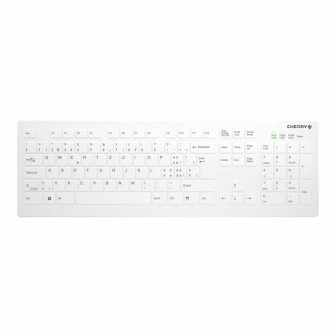 CHERRY AK-C8112 klawiatura RF Wireless QWERTZ Swiss Biały