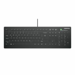 CHERRY AK-C8112 klawiatura USB QWERTZ Niemiecki Czarny, Biały