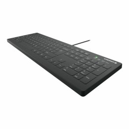 CHERRY AK-C8112 klawiatura USB QWERTZ Niemiecki Czarny, Biały